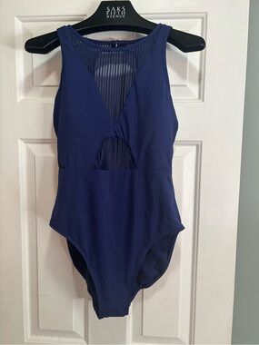 💙NWT ‘APT 9’ NAVY ULTRA FLATTERING BATHING SUIT~SIZE LARGE